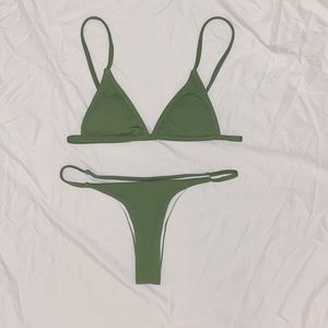 Green bikini